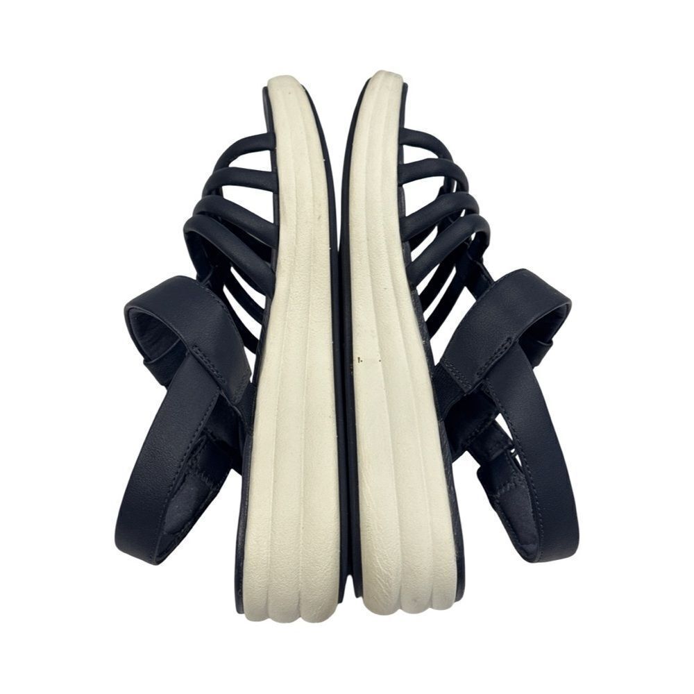 CLARKS CLOUD STEPPERS DRIFT EASE SANDAL. DARK NAVY - Picture 6 of 10